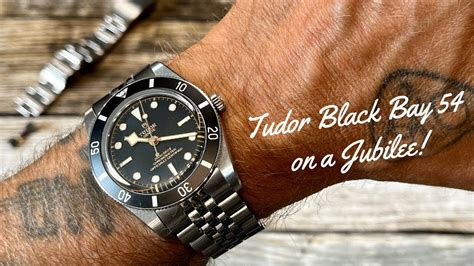 tudor black bay 54 jubilee bracelet|tudor bb58 price.